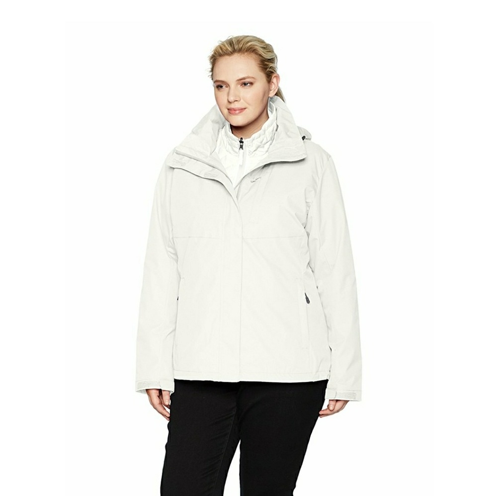 White Sierra Interchange Jacket 1x Milky White